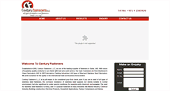 Desktop Screenshot of centuryfastenersuae.com